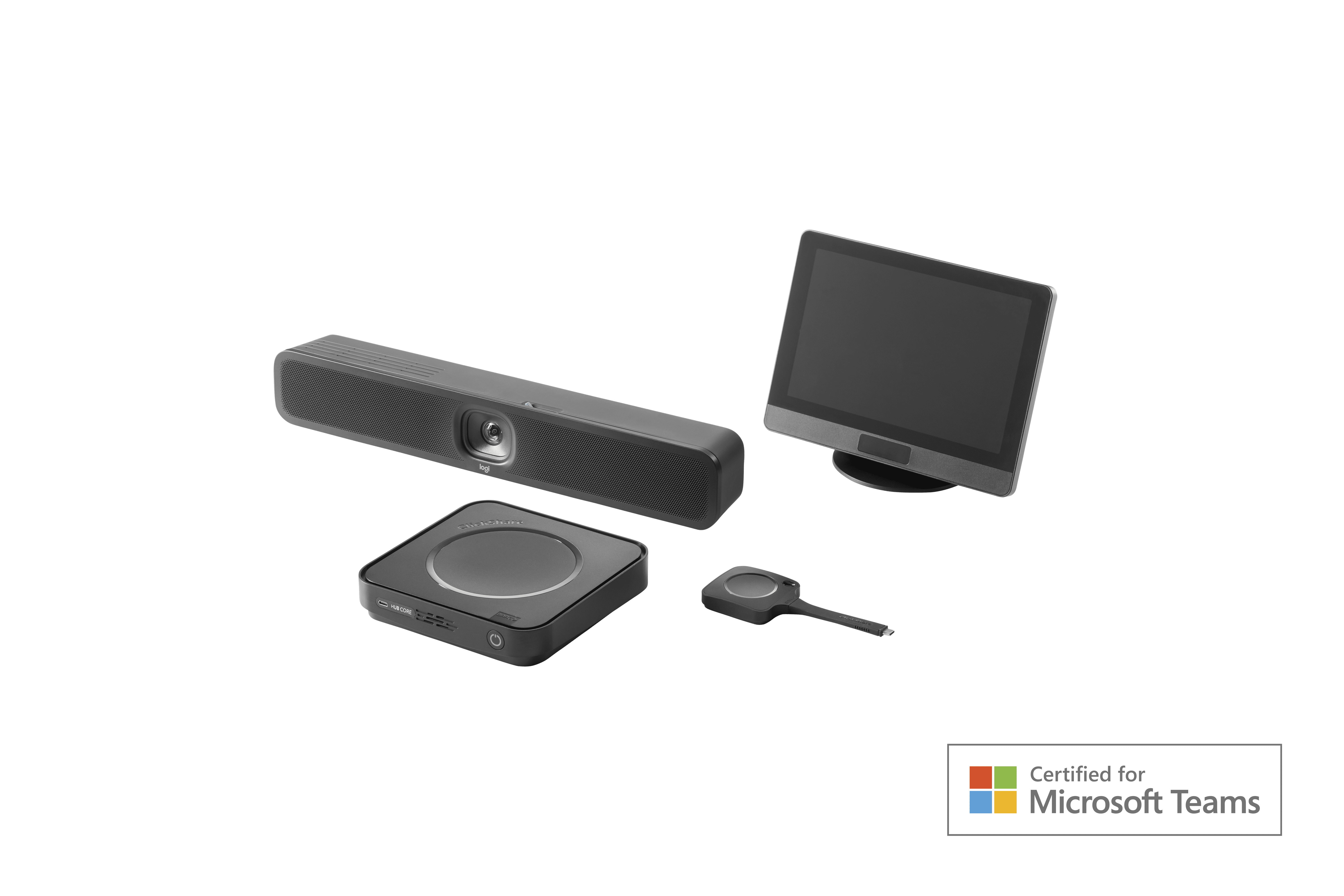 ClickShare Hub Core and Logitech MeetUp2