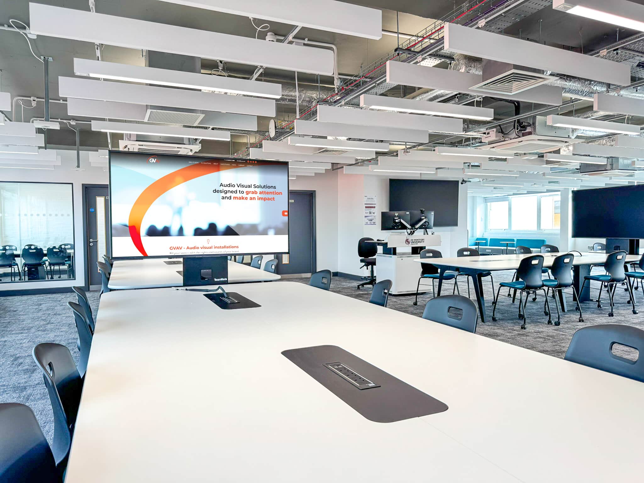 Collaborative space at De Montfort University Leicester