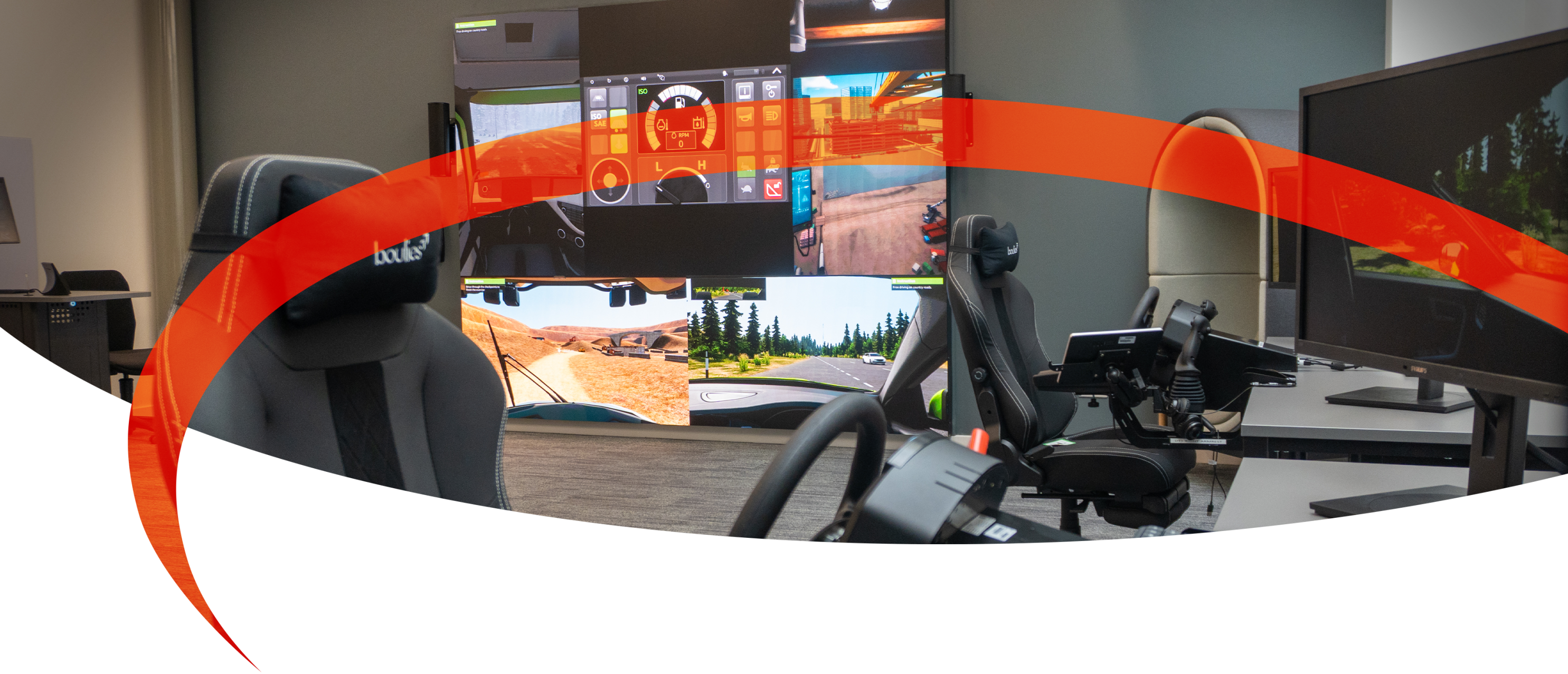 Forth Valley College - Multi-Vehicle Driving Simulation Suite - GVAV