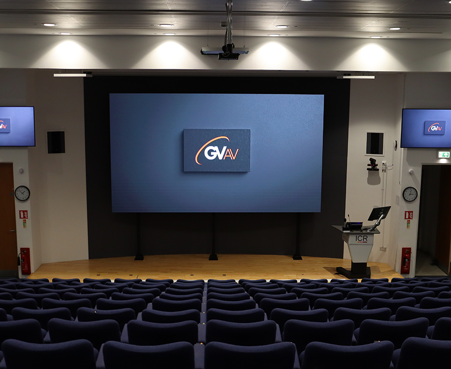 The Institute of Cancer Research – Sutton Lecture Theatre Upgrade background