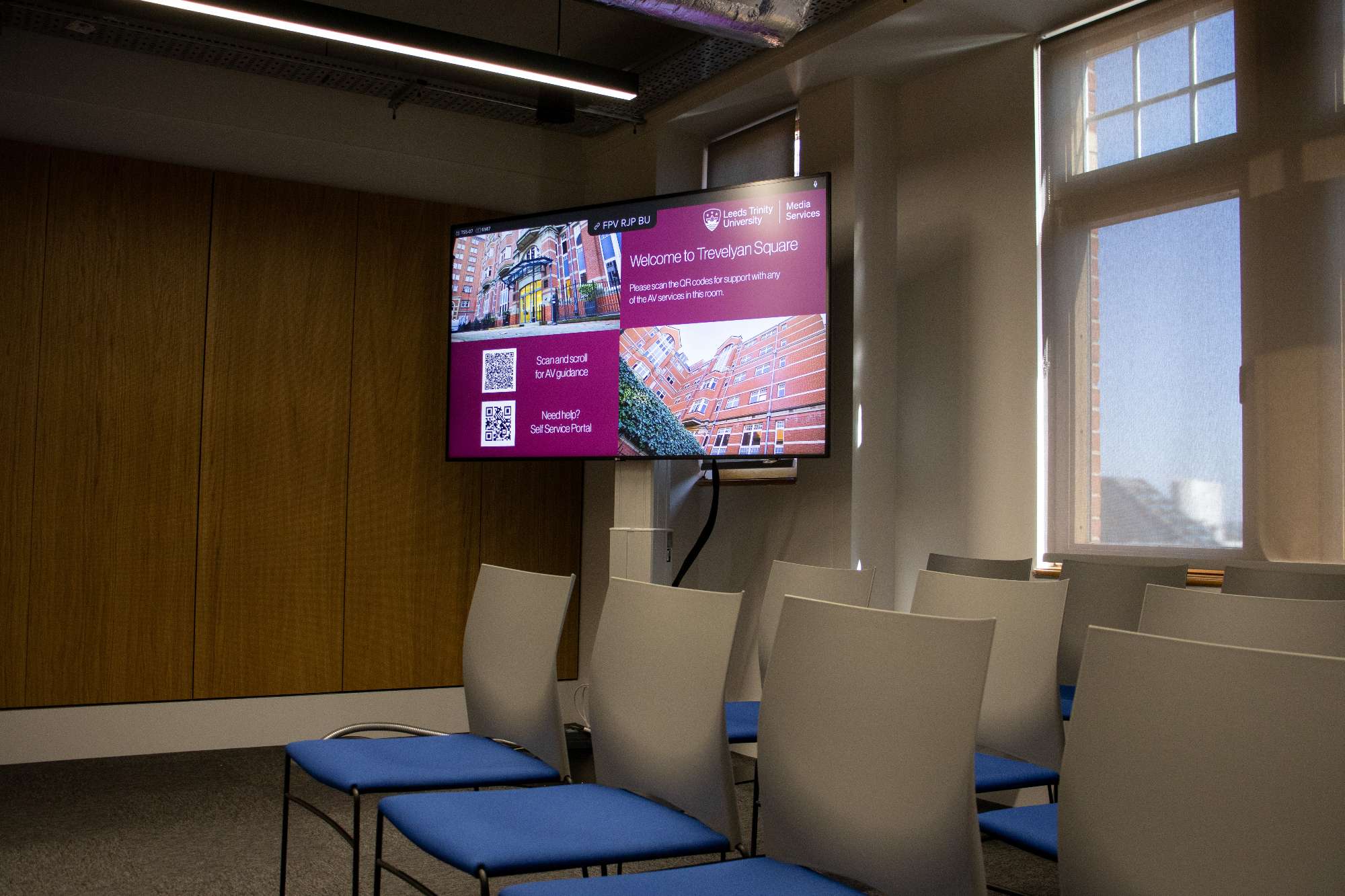 Mock courtroom, Leeds Trinity Unviersity