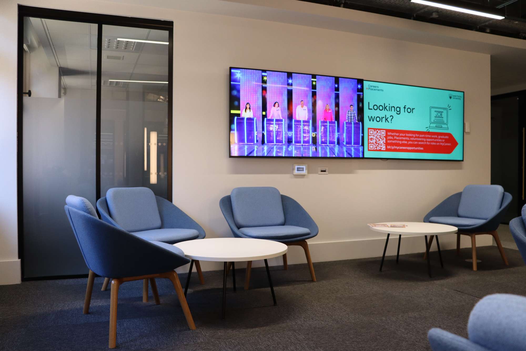 Leeds Trinity University digital signage