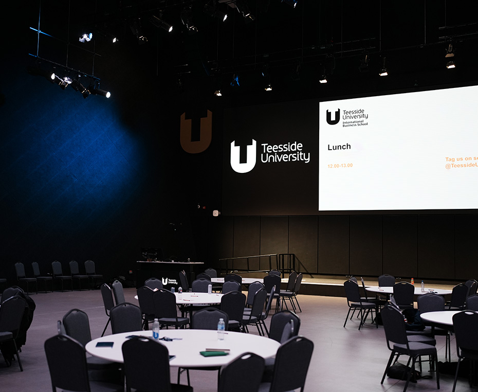 Teesside University - Digital Life Building background